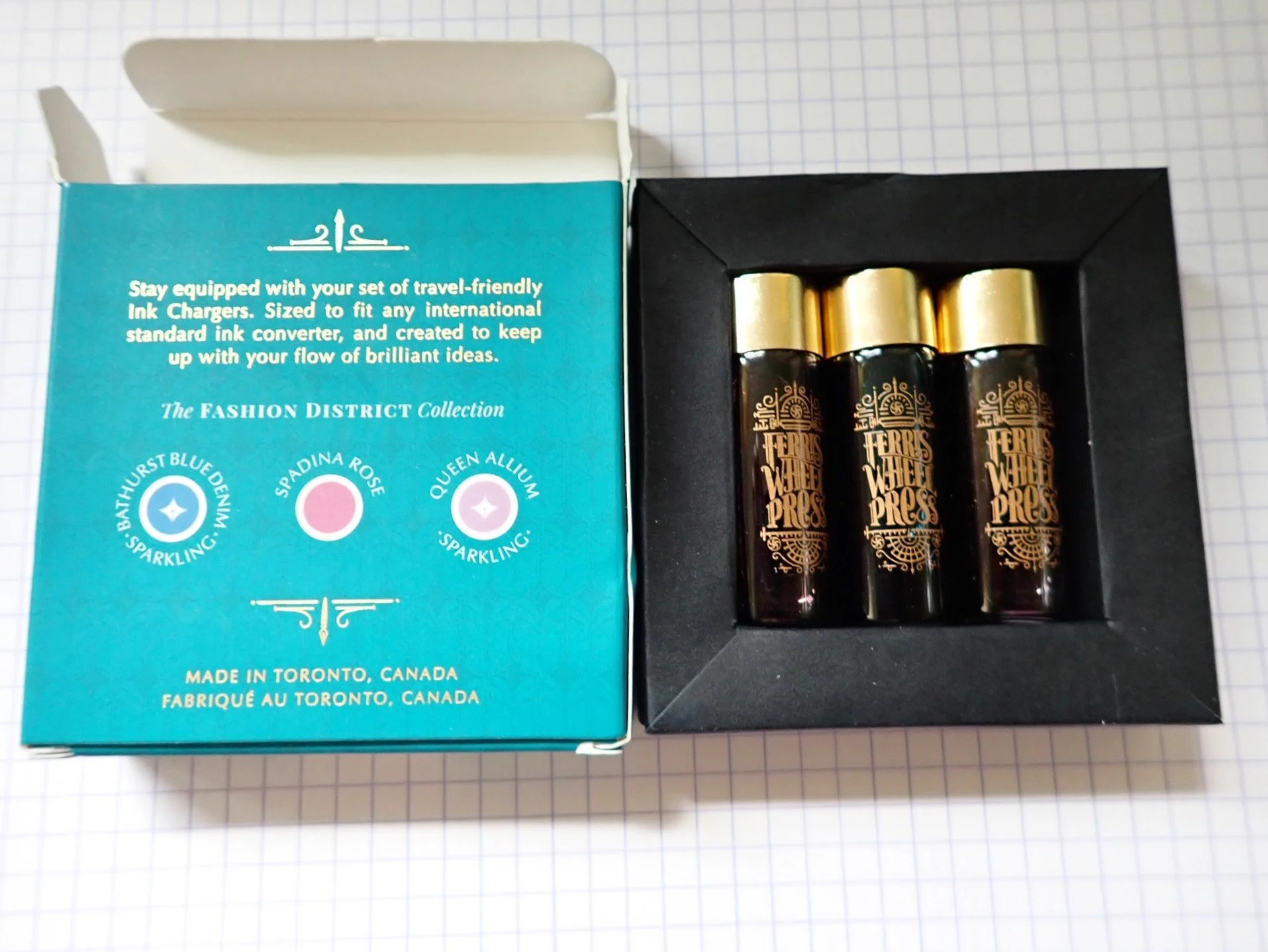 Ferris Wheel Press Ink Charger Set Review — The Pen Addict
